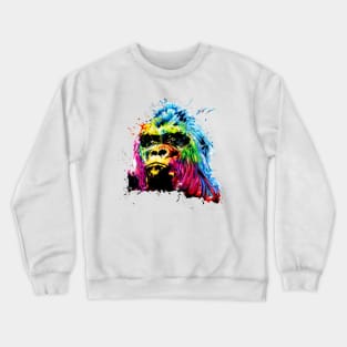 Rainbow Gorilla Crewneck Sweatshirt